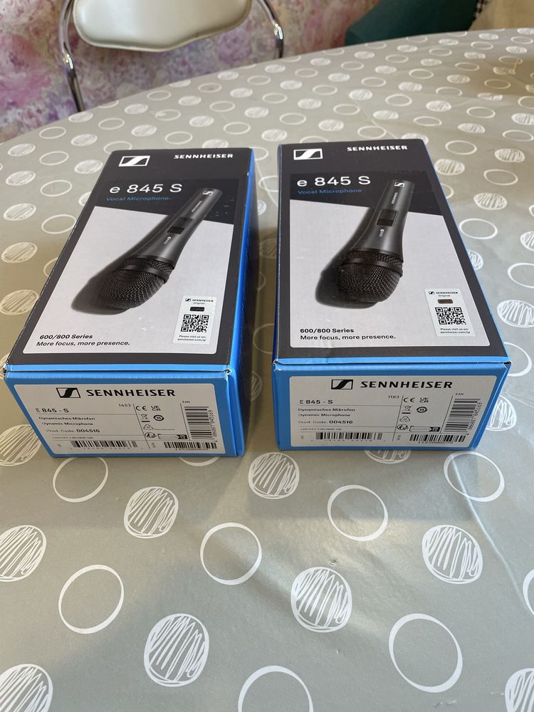 Микрофон Sennheiser e 845-s, rode shure