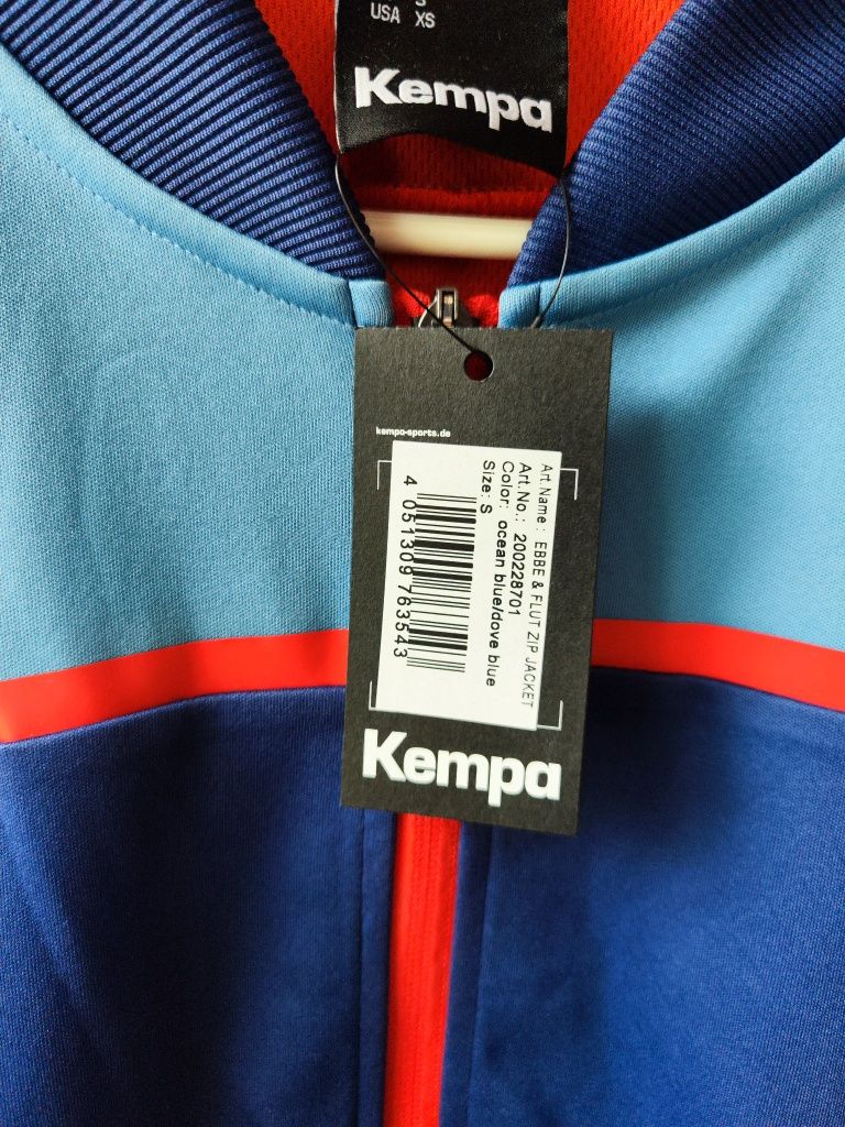 Bluza sportowa rozsuwana Kempa, rozmiar S, nowa z metką, kieszenie na