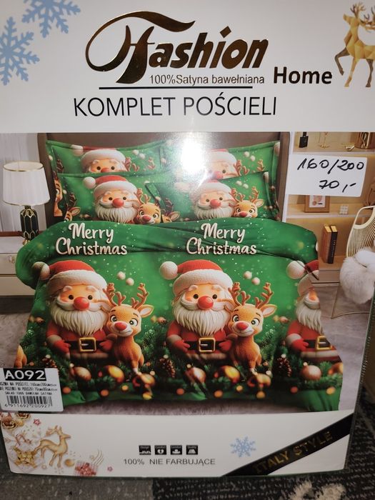Piękne pościele świąteczne