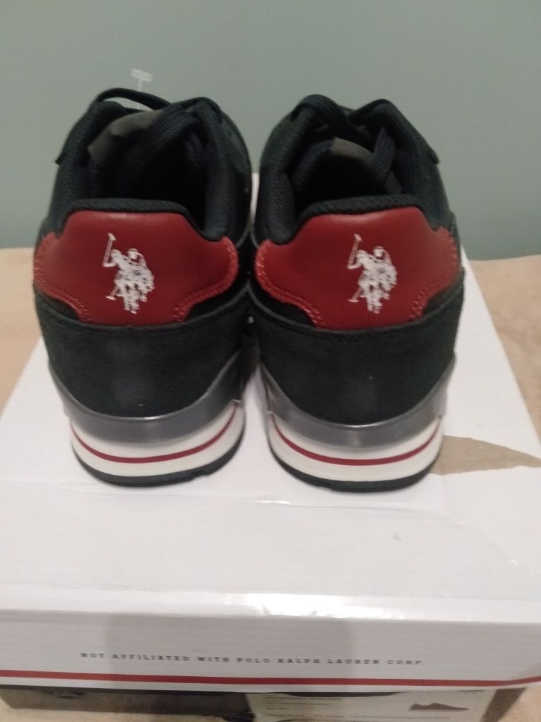 Buty sneakersy Polo ASSN męskie skórzane