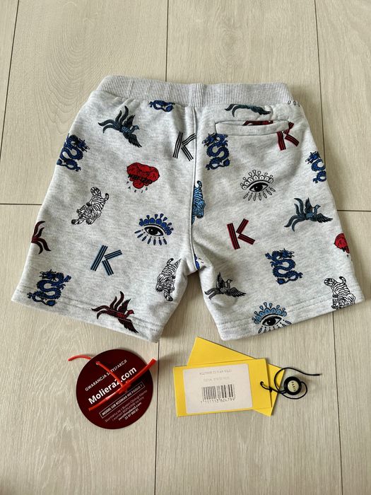 Kenzo Kids krótkie spodenki dresowe 4 lata r. 104 oryginalne Moliera 2