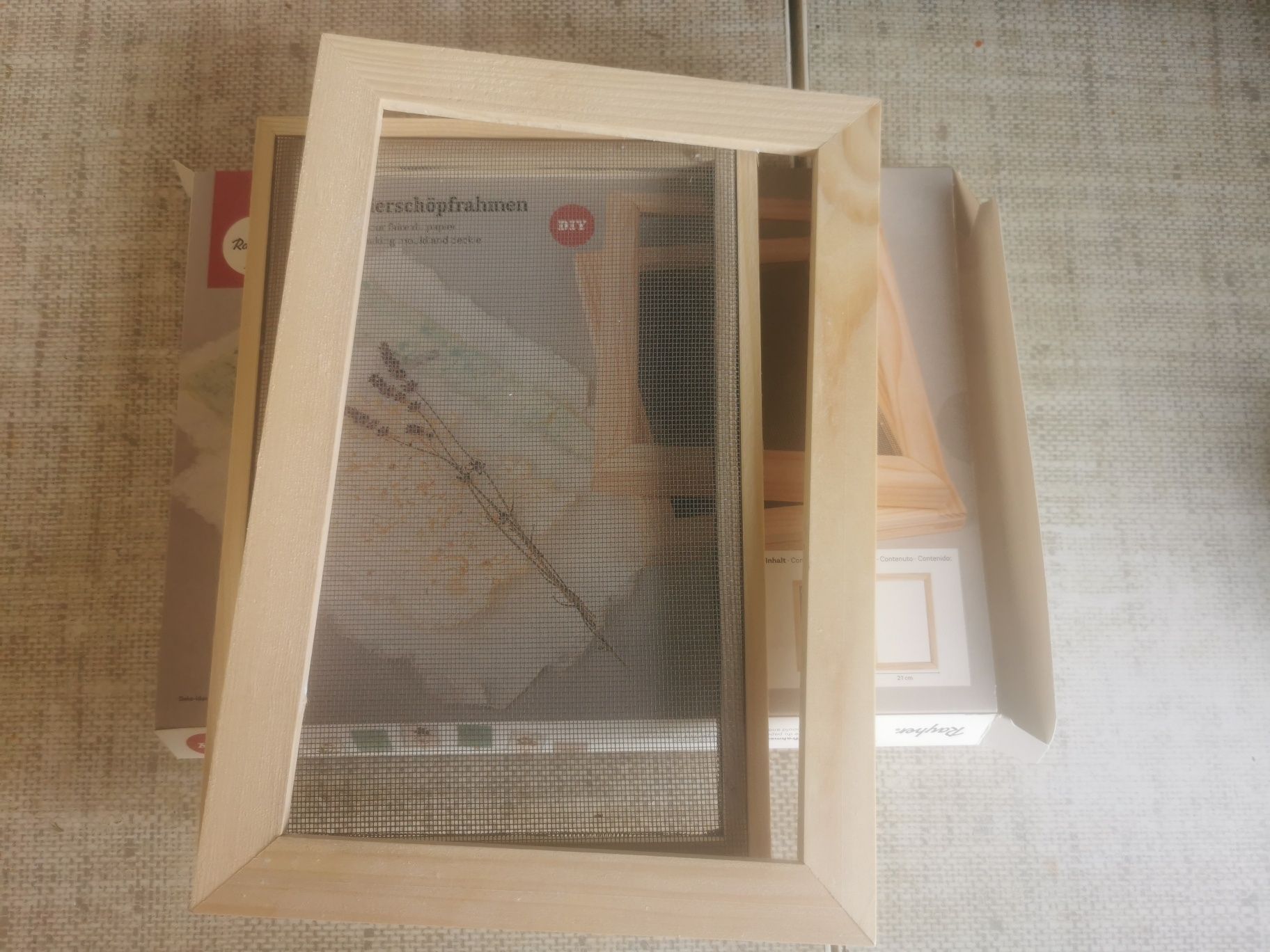 Zestaw DIY do robienia papieru
