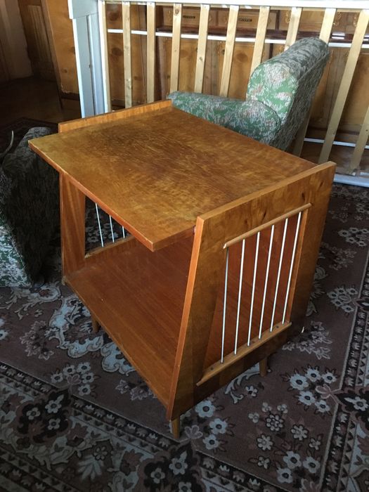 Stolik vintage drewno lakierowane