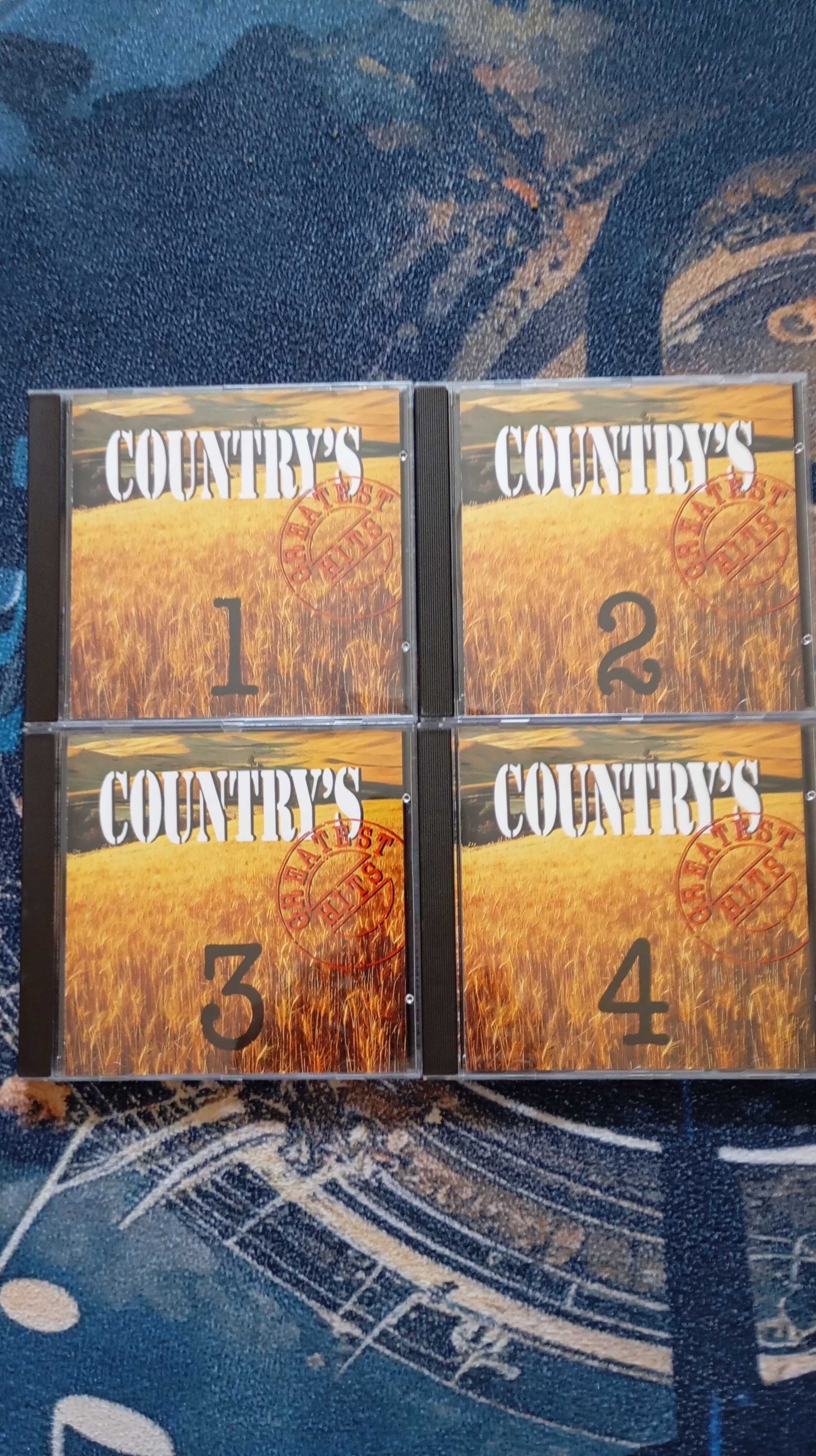CDs box 4 greatest hits country's