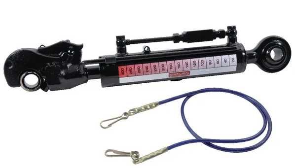 Łącznik górny hydrauliczny z hakiem TCVNN, 630 mm kat. 3