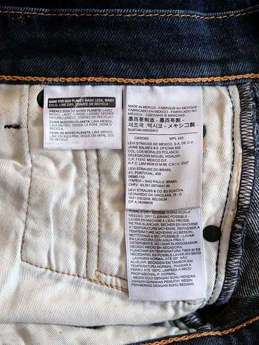 Levi’s 505C originais – jeans vintage, W26 L34 corte reto