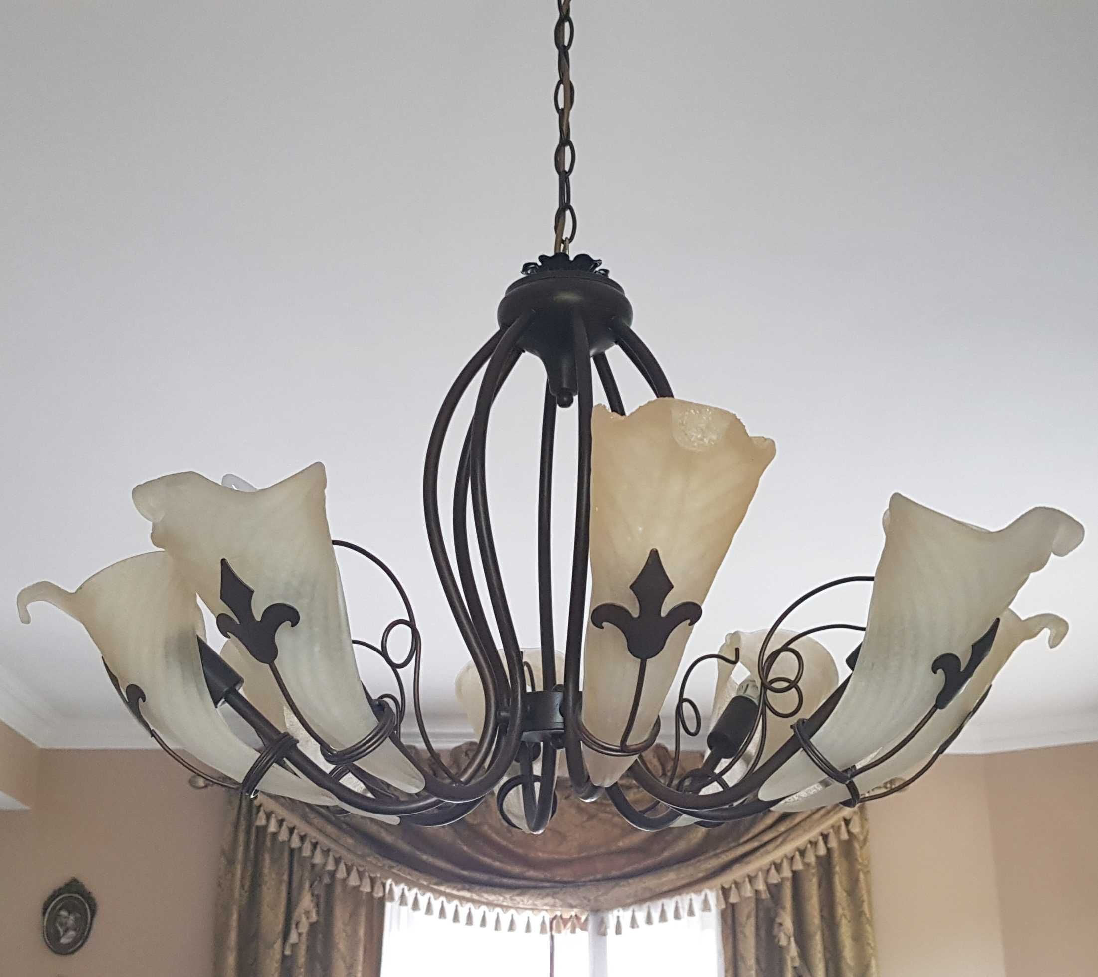 Piękna Efektowna duża lampa w stylu loft tanio