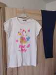Piżama 164cm T-shirt i dlugie spodnie stan bdb