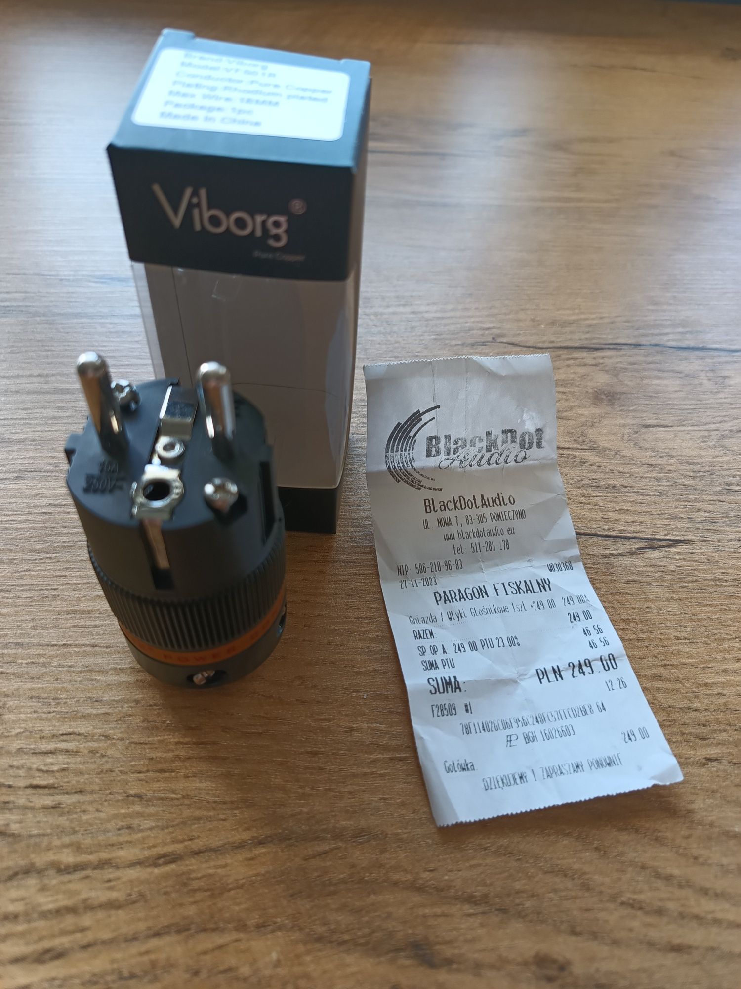 Viborg VE501R rod Schuko paragon