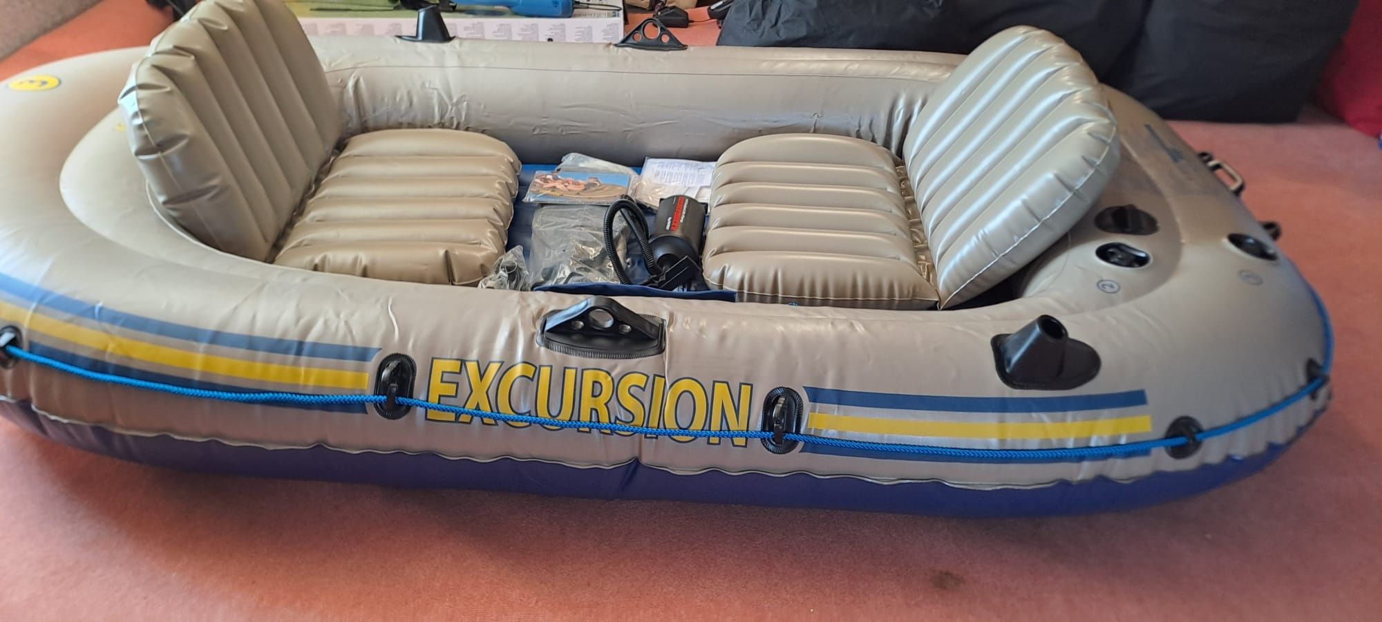 Ponton wędkarski excursion 3 intex,bestway,kolibri prezent świąteczny
