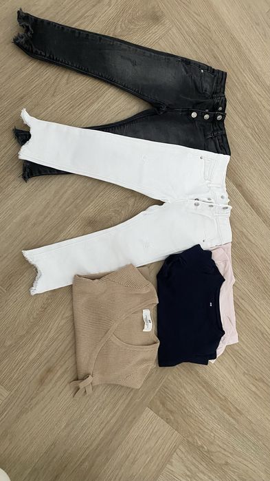 Zestaw ubram dla dziewczynki Zara Hm rozm 104