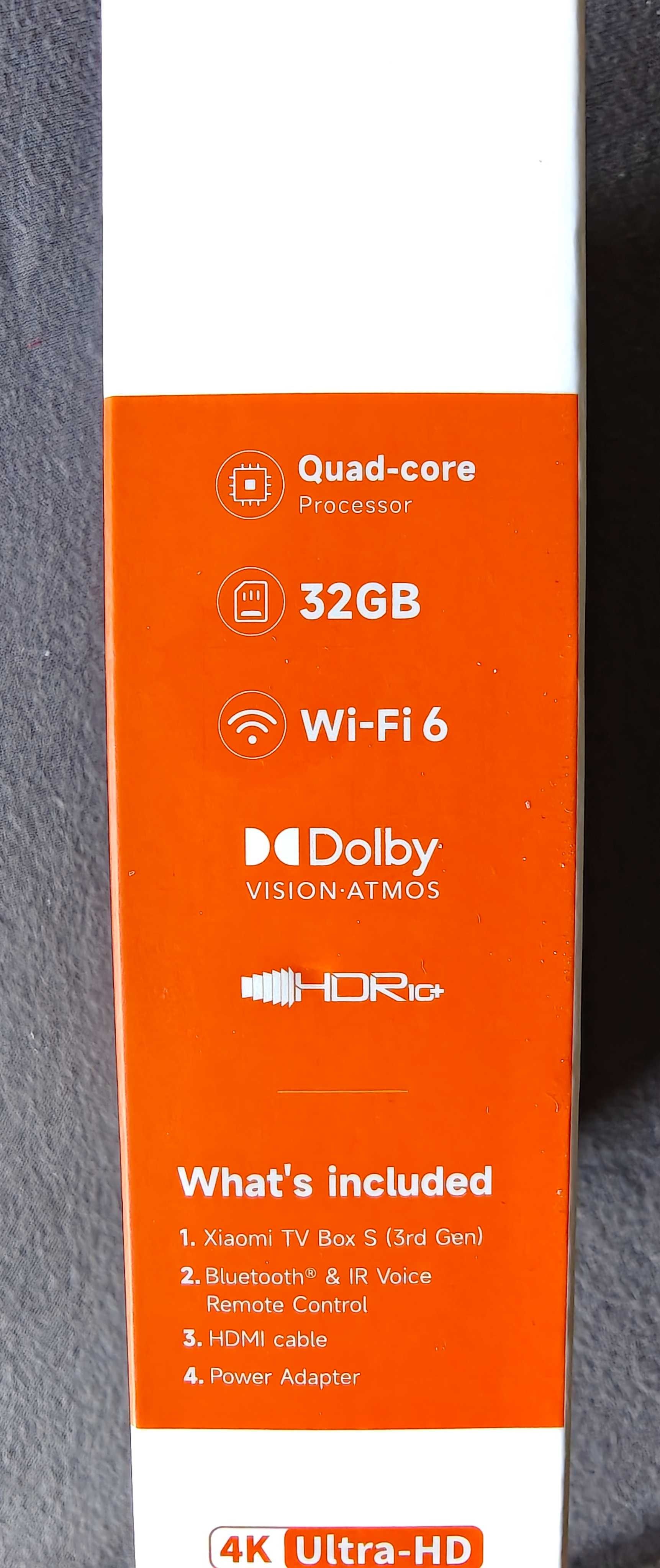 Xiaomi Mi TV Box S 3 Generacji 32GB EU Smart odtwarzacz multimedialny