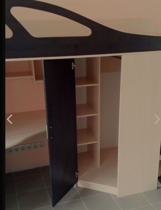 Дитяче ліжко горіще Макс (Дуб Венге) з матрацем .