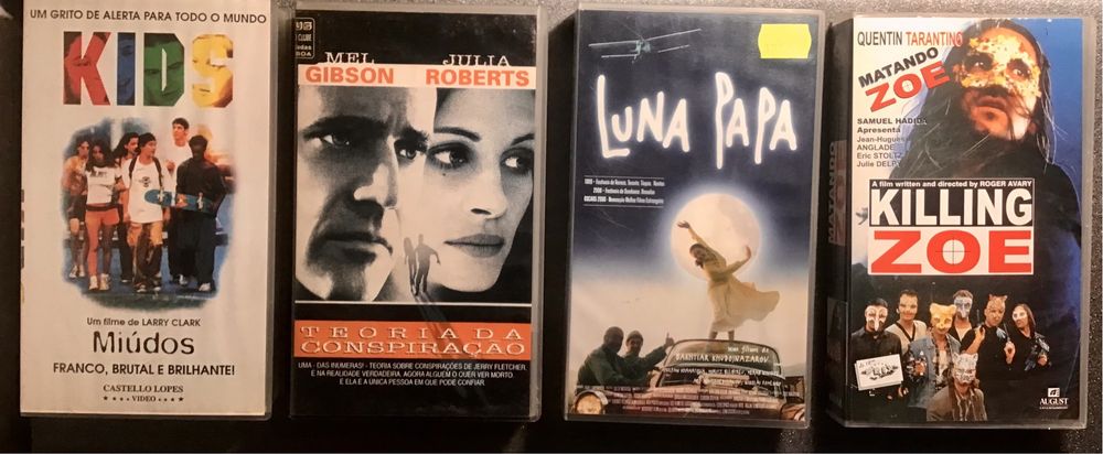 Cinema de autor / Independente em formato VHS