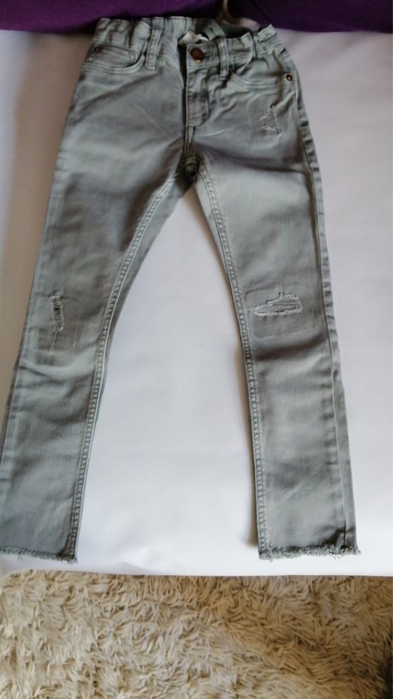 Джинсы H&M на 110-122 5-6-7 лет мальчику джинси штани узкачи