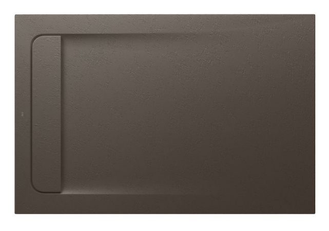 Brodzik  Roca Aquos 120x80 cafe + osłona odplywu od ręki