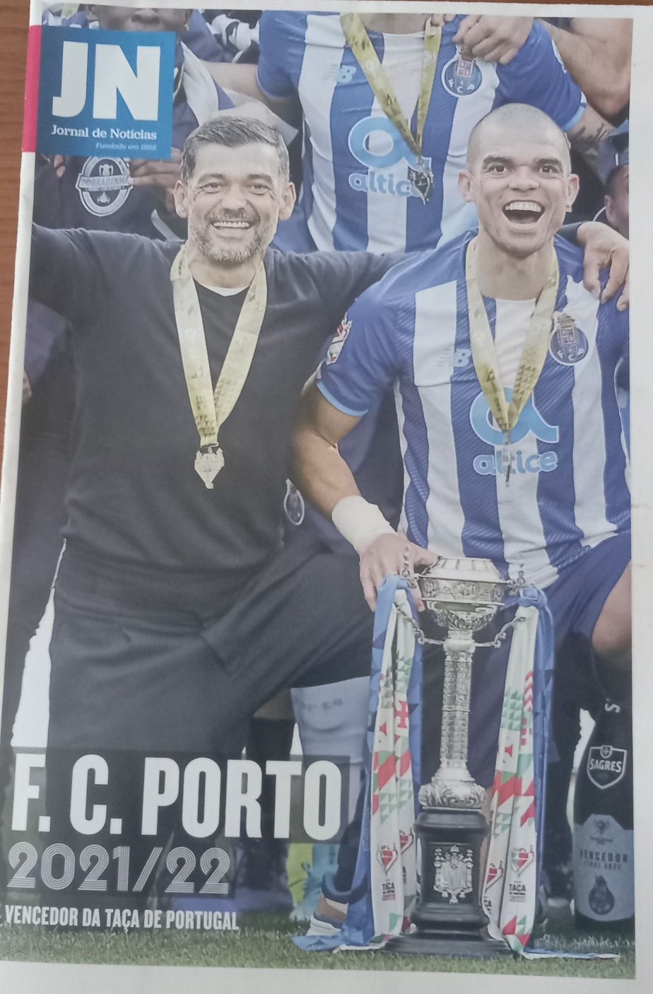 poster F. C. Porto vencedor Taça Portugal 2021/22