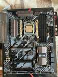 Płyta główna MSI z270 tomahawk z procesorem Intel i7 i chlodzeniem