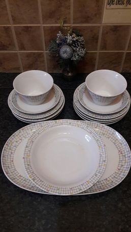 Столовая посуда блюдо тарелка супница фарфор винтаж