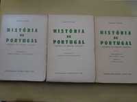 História de Portugal de Damião Peres - 3 volumes