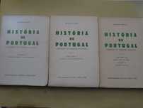 História de Portugal de Damião Peres - 3 volumes