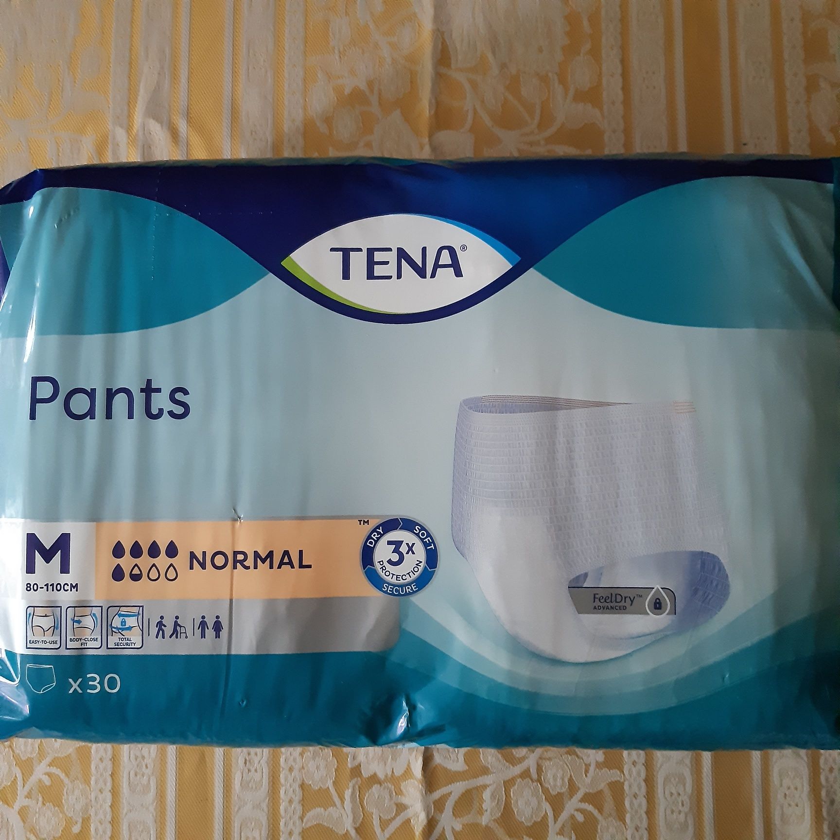 Подгузники- трусы Tena Pants normal M /80-110см/ 30шт.
