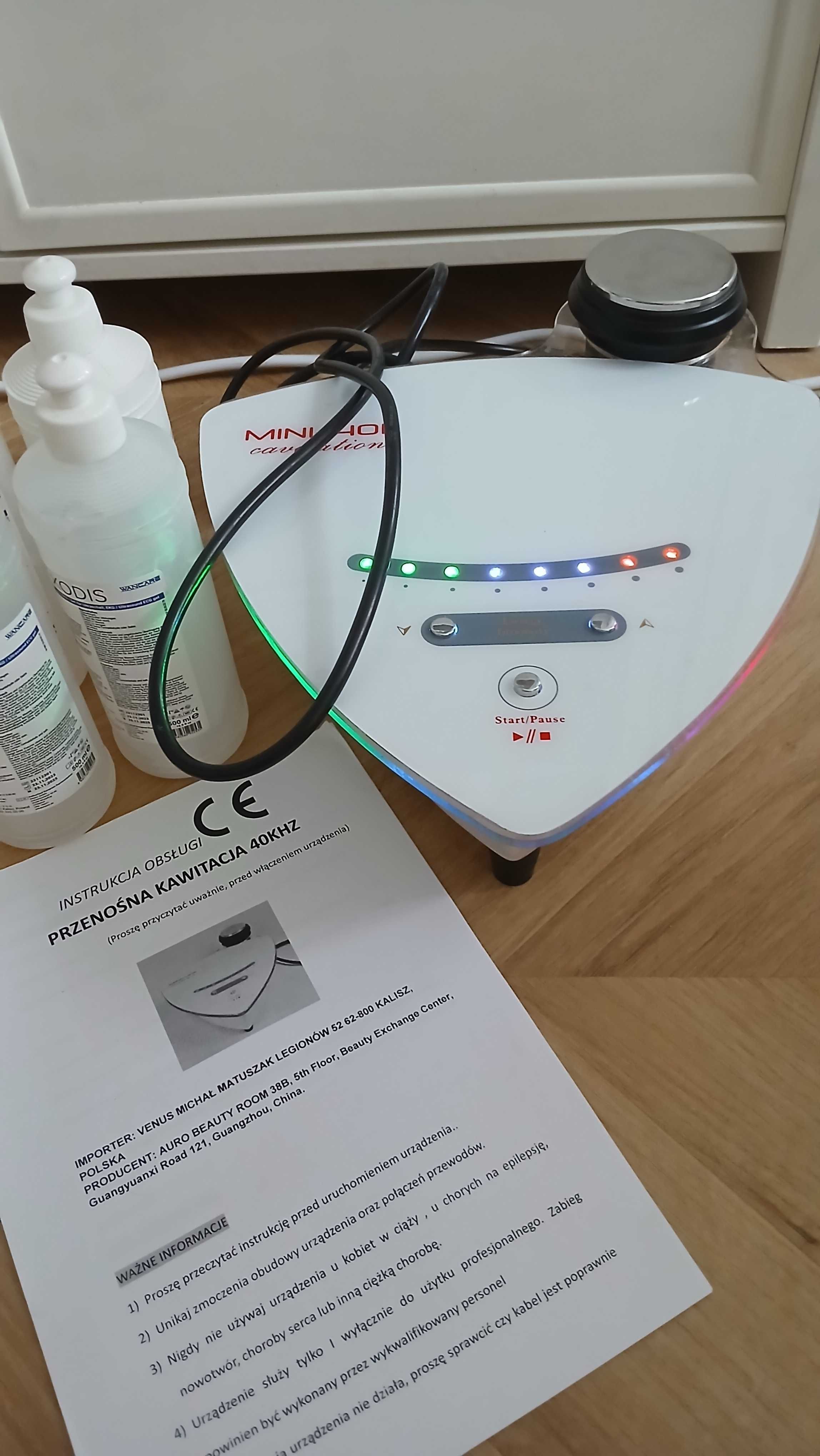 Przenośna kawitacja odchudzanie liposukcja ultradźwiękowa