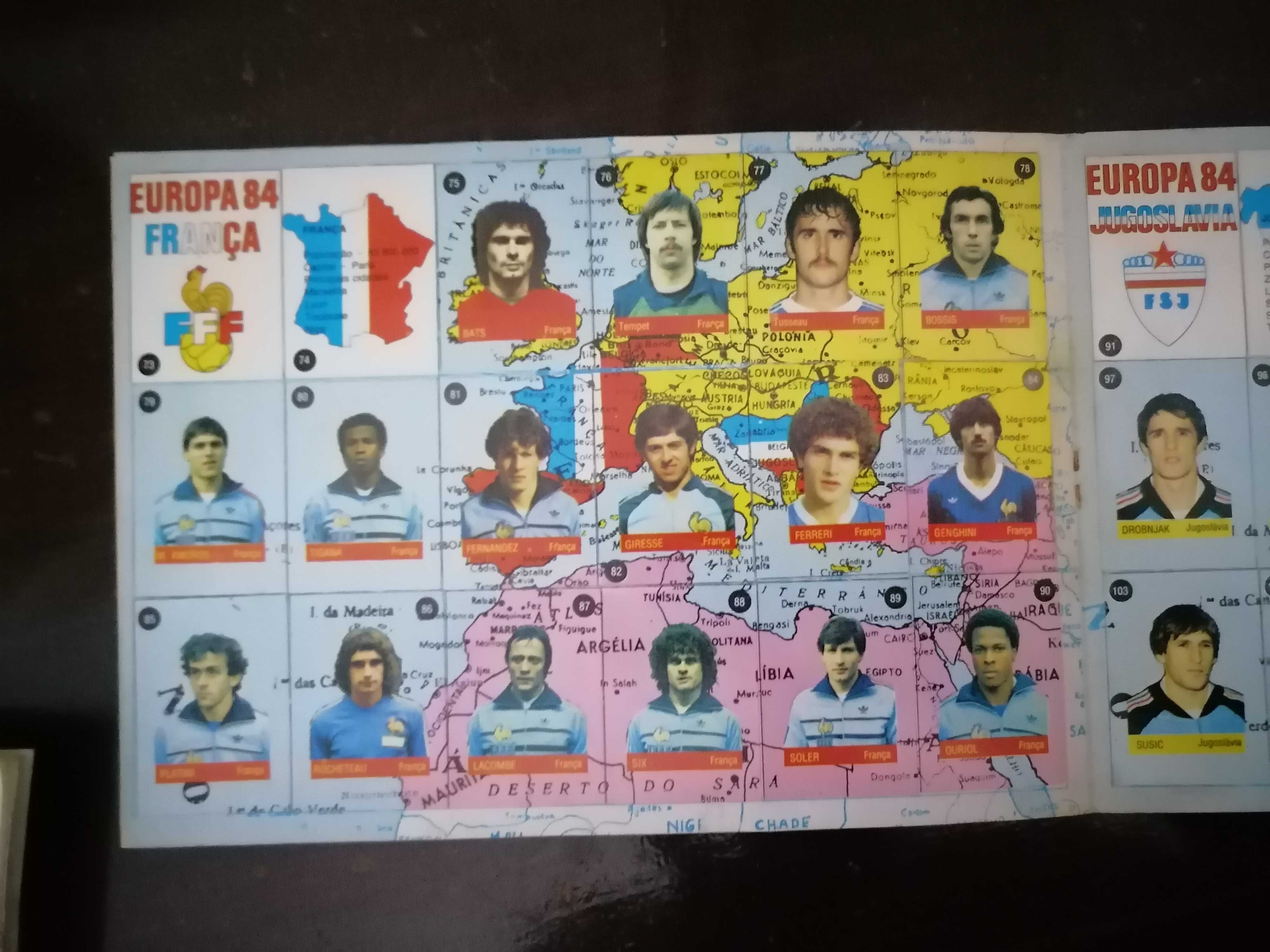 Caderneta Cromos EURO 84 *COMPLETA* Mabilgráfica