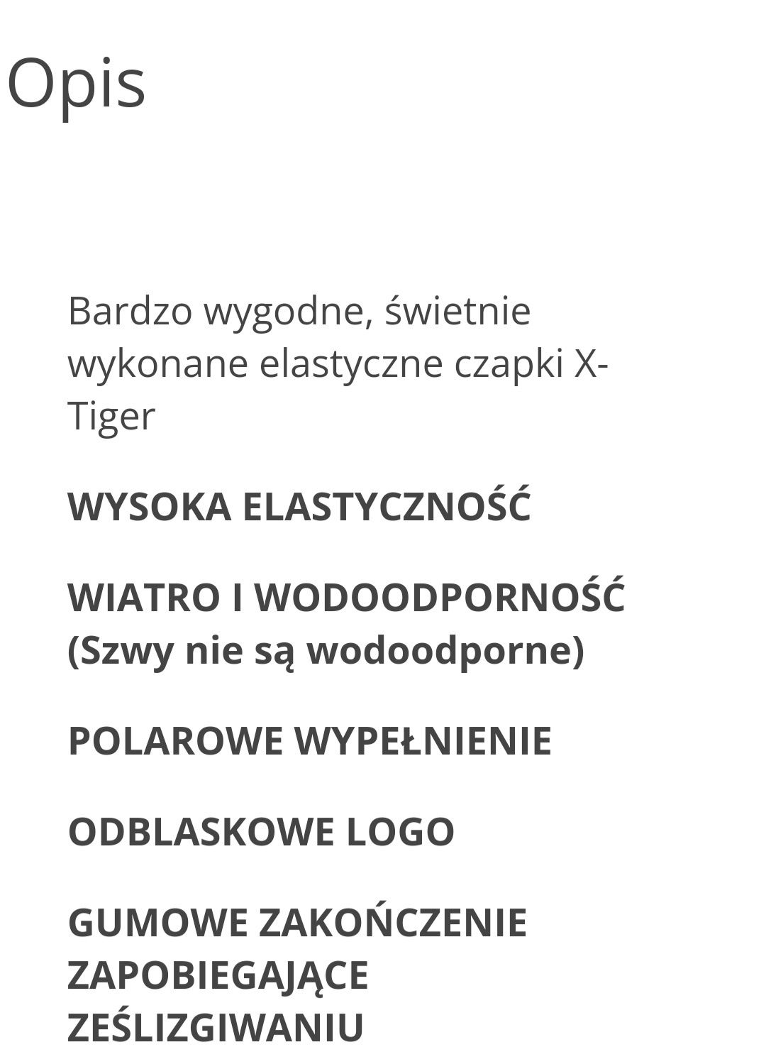 Ciepla czapka z daszkiem x-tiger ORGINAL NOWA