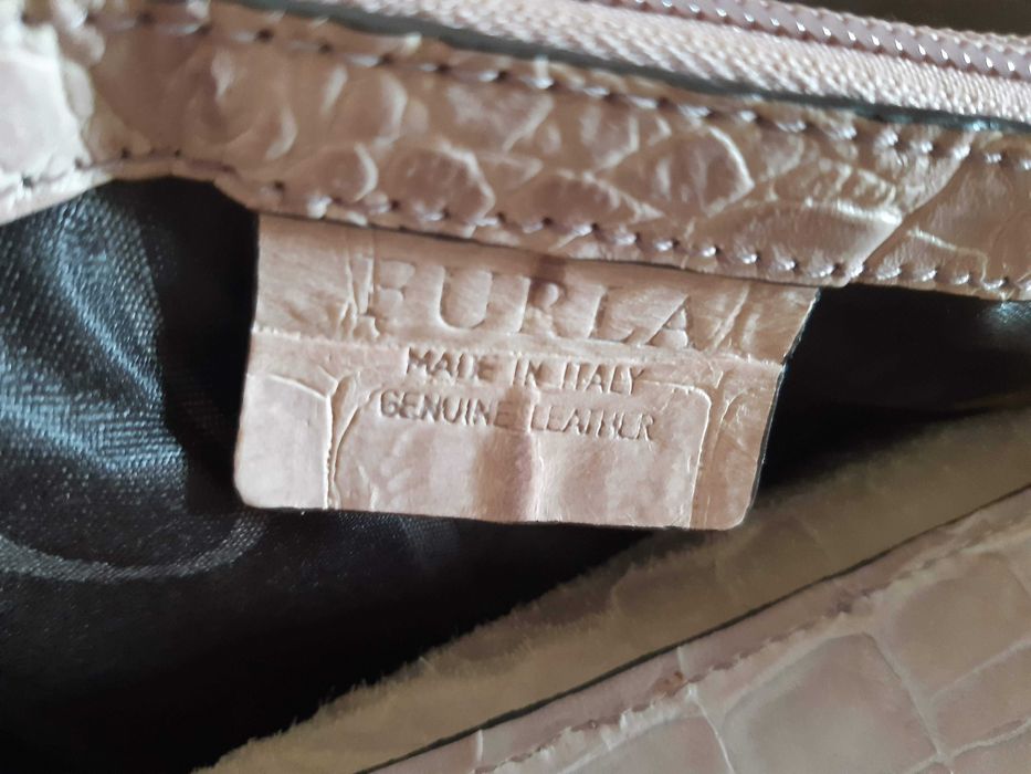 Mala original FURLA, rosa suave, nunca usada, c/dustbag e saco