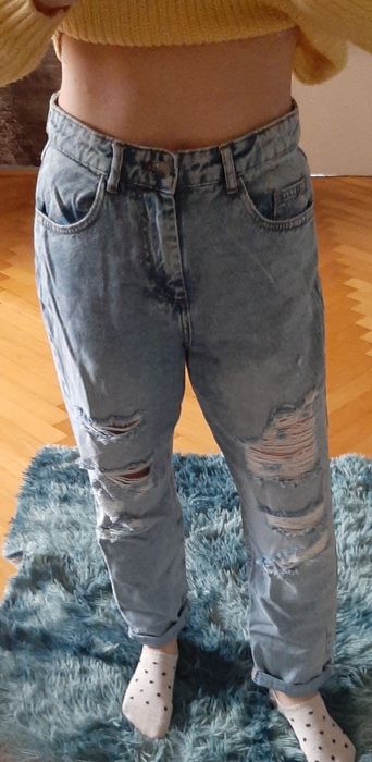 Jeansowe spodnie mohito