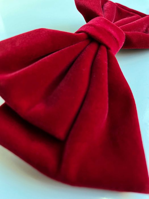 Laço de veludo para cabelo