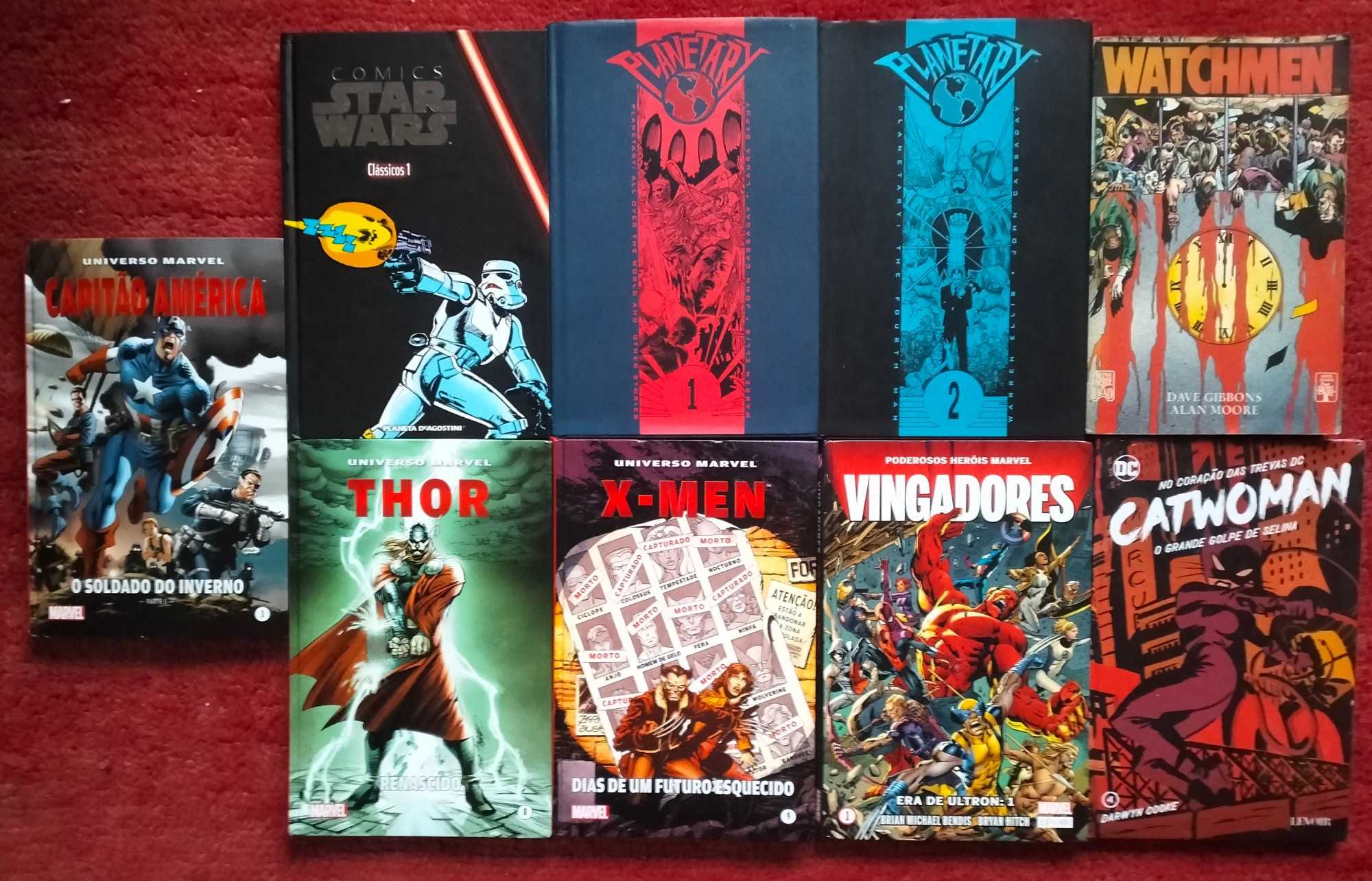 BD: Planetary, Star Wars, Watchmen, etc.