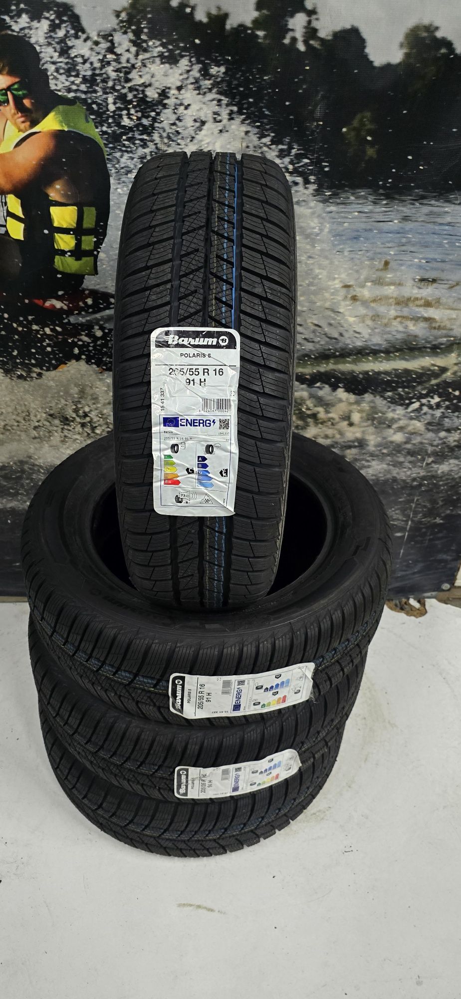 S23 4 x 205/55r16 Barum Polaris 5 91H opony zimowe nowe