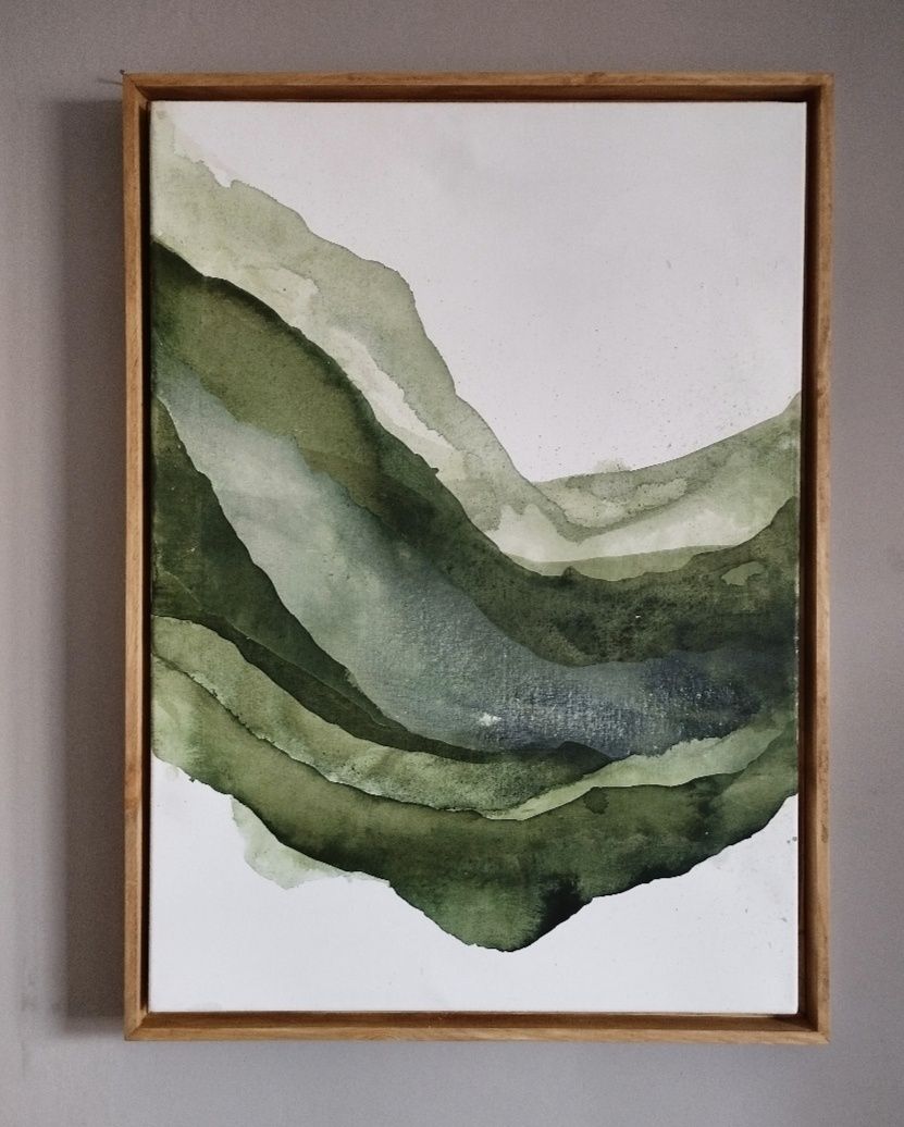 Obraz "Górski pejzaż" akryl na płótnie 50x70 cm