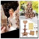 Cones para casamento + suporte