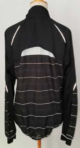 CRAFT -Cudna Lekka Kurtka Rowerowa, do Biegania Super Odblaski L s.bdb