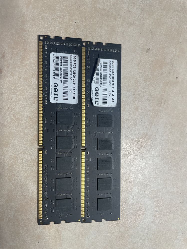 DDR3 Geil BlackDragon 16gb 2x8gb 1600OC