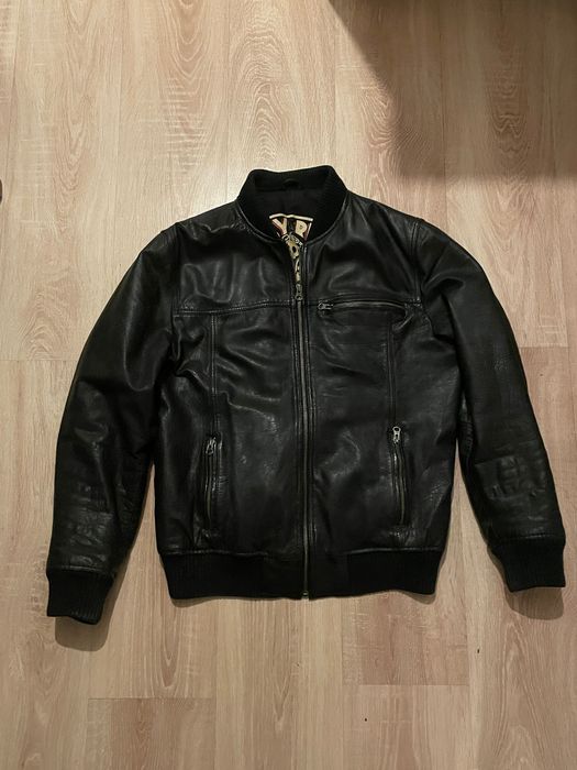 Kurtka bomberka sztuczna skóra rozmiar M/L
