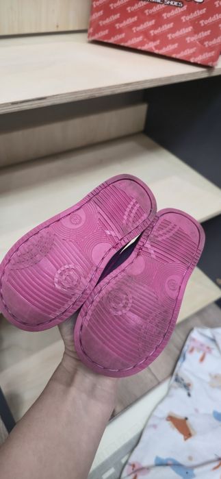 Мокасины, туфельки для девочки кожа