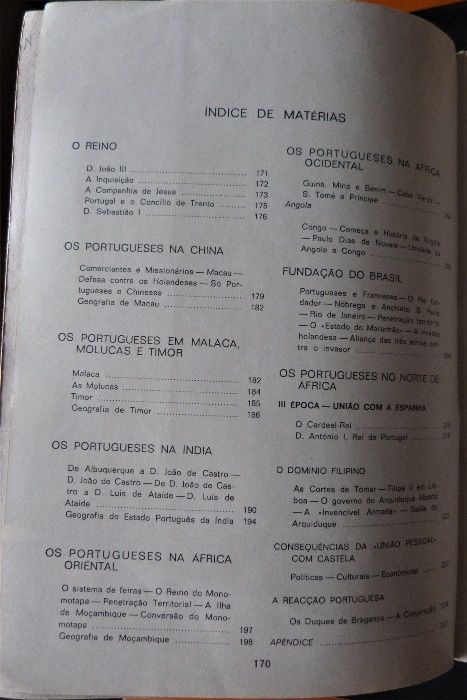 "História e Geografia" do 1º Ano do Ciclo Preparatório