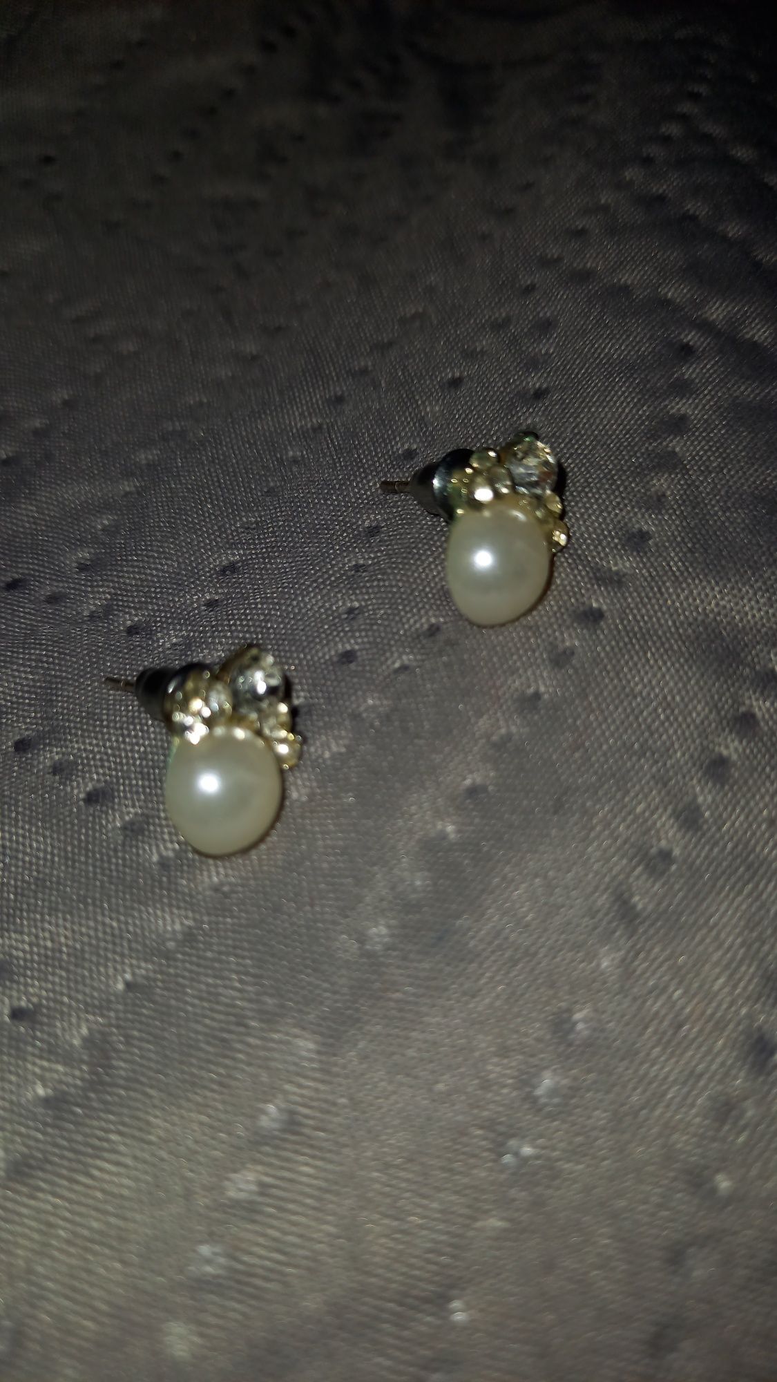 Komplet biżuterii ślubnej - perły / perełki