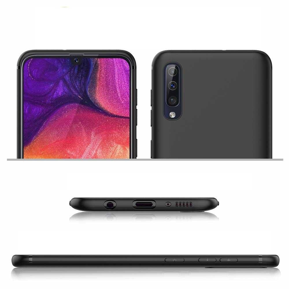 Etui Slim Matt do Samsung Galaxy A50 + Szkło Hartowane