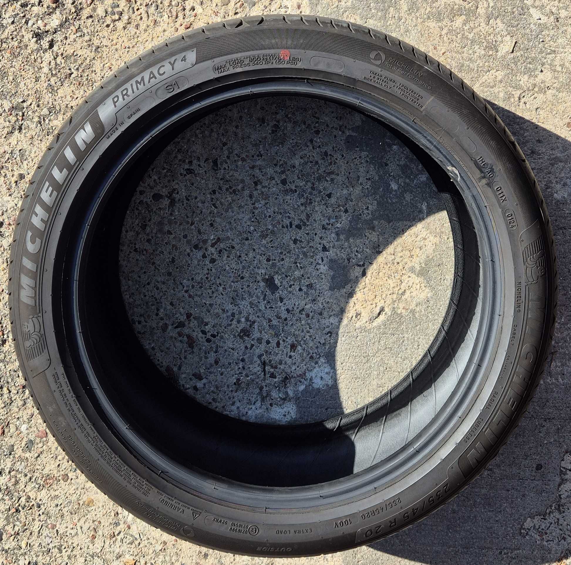 4X Opony Michelin Primacy 4 S1 235/45 R20 100V