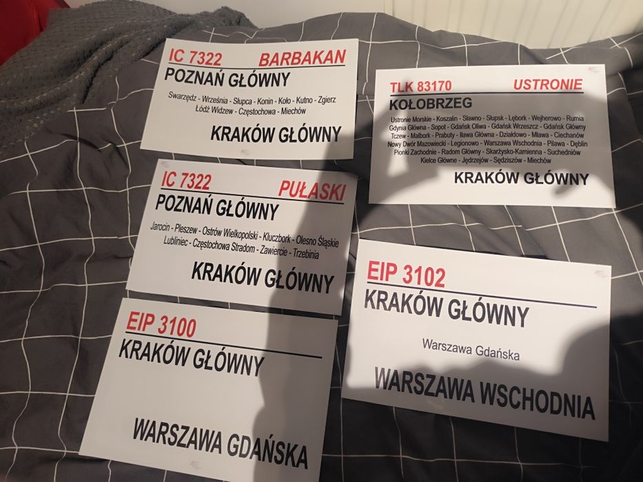Zestaw Tablic relacyjnych