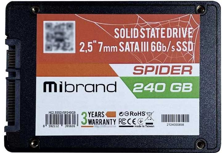 SSD диск mibrand spider 128gb