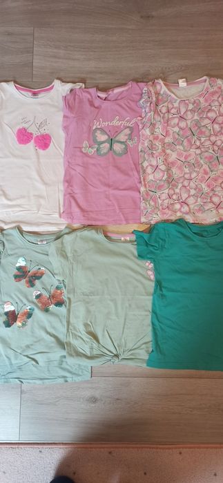 Koszulka koszulki T-Shirt rozmiar 134 sztuk 6