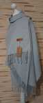 Piękny szal 50% kaszmir 50% wełna Cashmere Blend r.200/70 cm kolor sza