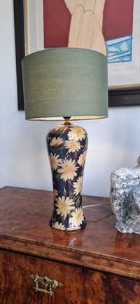 Wloska lampa ceramiczna mid century modern old hollywood antyk Italy