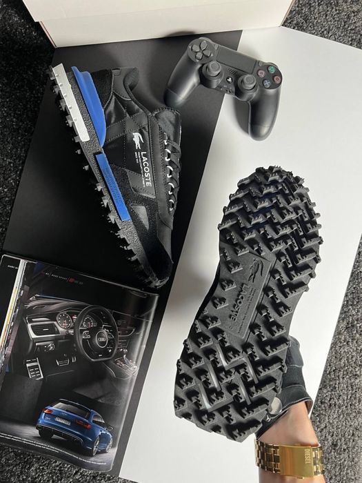 Чоловічі кросівки лакоста Lacoste Elite Active PRM Black Navy [41-45]